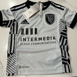 San Jose Quakes Adidas MLS Toddler Jersey Retails For $50